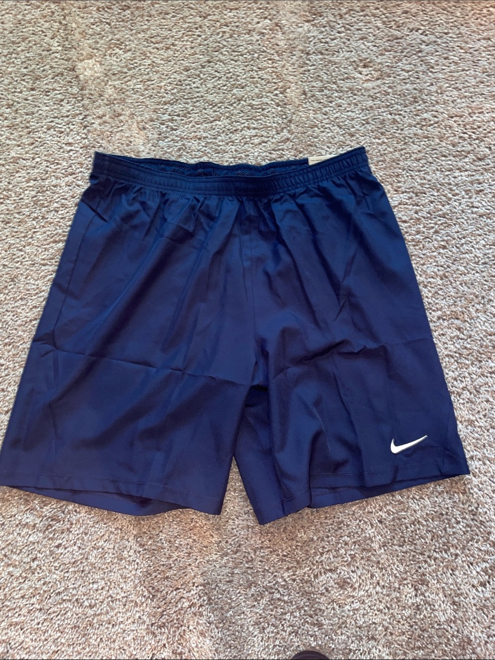 NWT Navy Nike Nylon running shorts size large